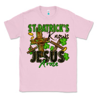 Bubblegum Pink St. Patrick's knows Jesus arose Classic Tee - FaDigitalArtStudio