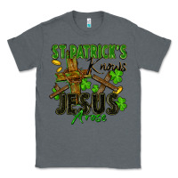 Charcoal Heather St. Patrick's knows Jesus arose Classic Tee - FaDigitalArtStudio