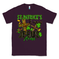 Plum St. Patrick's knows Jesus arose Classic Tee - FaDigitalArtStudio