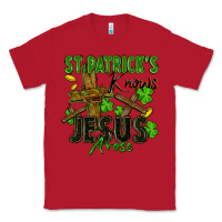 Red St. Patrick's knows Jesus arose Classic Tee - FaDigitalArtStudio