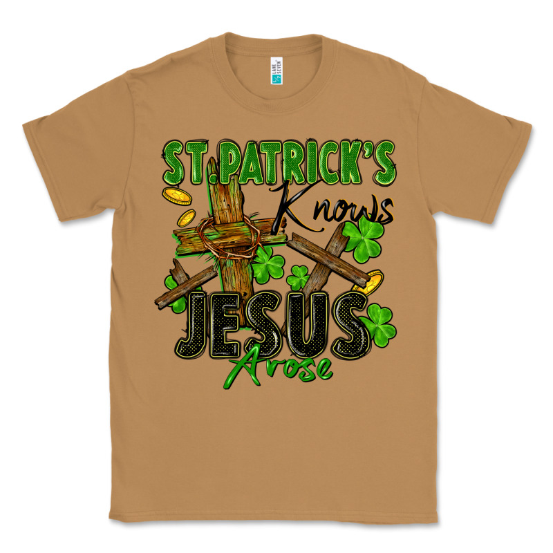 St. Patrick's Knows Jesus Arose Classic Tee by FaDigitalArtStudio | Teevron