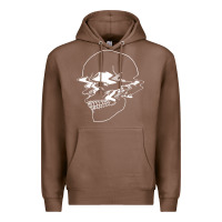 Chestnut creepy cool egirl eboy pastel goth vaporwave glitch skull sweatshirt Premium Hoodie - linhVisuals