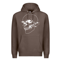 Coffee creepy cool egirl eboy pastel goth vaporwave glitch skull sweatshirt Premium Hoodie - linhVisuals