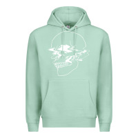 Seafoam creepy cool egirl eboy pastel goth vaporwave glitch skull sweatshirt Premium Hoodie - linhVisuals