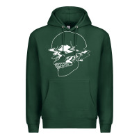 Sports Green creepy cool egirl eboy pastel goth vaporwave glitch skull sweatshirt Premium Hoodie - linhVisuals