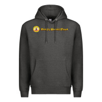 Charcoal Heather howies pizza Premium Hoodie - linhVisuals