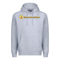 Heather Grey howies pizza Premium Hoodie - linhVisuals