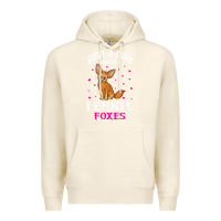 Tofu fennec fox just a girl who loves fennec foxes t shirt Premium Hoodie - linhVisuals