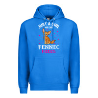 True Royal fennec fox just a girl who loves fennec foxes t shirt Premium Hoodie - linhVisuals