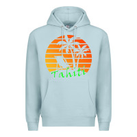 Blue Mist outdoor t  shirt tahiti retro vintage sunset t  shirt Premium Hoodie - linhVisuals