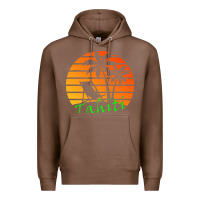 Chestnut outdoor t  shirt tahiti retro vintage sunset t  shirt Premium Hoodie - linhVisuals