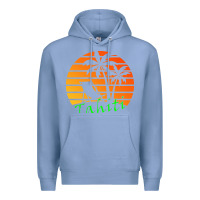 Colony Blue outdoor t  shirt tahiti retro vintage sunset t  shirt Premium Hoodie - linhVisuals