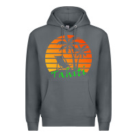Rock outdoor t  shirt tahiti retro vintage sunset t  shirt Premium Hoodie - linhVisuals