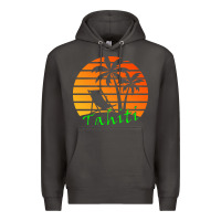 Smoke outdoor t  shirt tahiti retro vintage sunset t  shirt Premium Hoodie - linhVisuals
