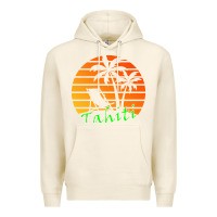 Tofu outdoor t  shirt tahiti retro vintage sunset t  shirt Premium Hoodie - linhVisuals