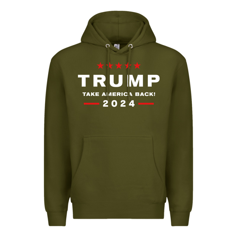 Donald Trump 2024 Take America Back Election   The Return Sweatshirt Premium Hoodie by linhVisuals | Teevron