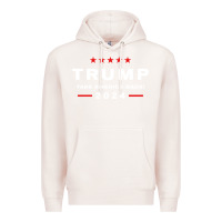 Pale Pink donald trump 2024 take america back election   the return sweatshirt Premium Hoodie - linhVisuals