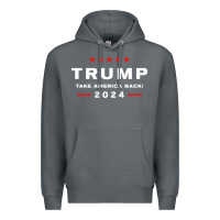 Rock donald trump 2024 take america back election   the return sweatshirt Premium Hoodie - linhVisuals