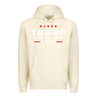 Sandshell donald trump 2024 take america back election   the return sweatshirt Premium Hoodie - linhVisuals