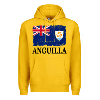 Lemon flag of anguilla   anguilla banner t shirt Premium Hoodie - linhVisuals