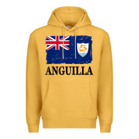 Mustard flag of anguilla   anguilla banner t shirt Premium Hoodie - linhVisuals