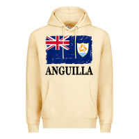 Pina Colada flag of anguilla   anguilla banner t shirt Premium Hoodie - linhVisuals
