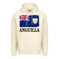 Tofu flag of anguilla   anguilla banner t shirt Premium Hoodie - linhVisuals