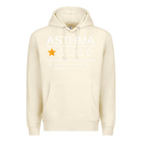 Sandshell funny asthma awareness one star rating inhaler wheezy breath t shirt Premium Hoodie - linhVisuals