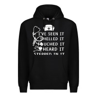 Black nurse t  shirt nurse i've seen it smelled it touched it t  shirt Premium Hoodie - linhVisuals