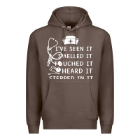 Coffee nurse t  shirt nurse i've seen it smelled it touched it t  shirt Premium Hoodie - linhVisuals