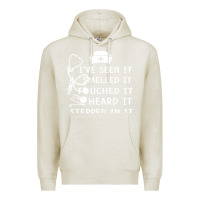 Oatmeal Heather nurse t  shirt nurse i've seen it smelled it touched it t  shirt Premium Hoodie - linhVisuals