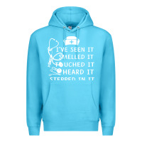 Ocean Blue nurse t  shirt nurse i've seen it smelled it touched it t  shirt Premium Hoodie - linhVisuals