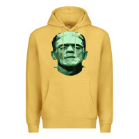 Antique Gold frankenstein monster classic horror flick t shirt Premium Hoodie - linhVisuals