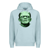 Blue Mist frankenstein monster classic horror flick t shirt Premium Hoodie - linhVisuals
