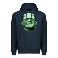 Navy frankenstein monster classic horror flick t shirt Premium Hoodie - linhVisuals