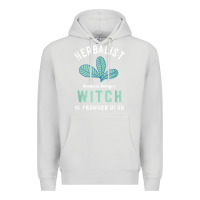 Dove Grey funny herbalist because a witch is frowned upon herbalism t shirt Premium Hoodie - linhVisuals