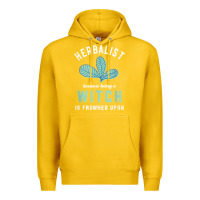 Lemon funny herbalist because a witch is frowned upon herbalism t shirt Premium Hoodie - linhVisuals