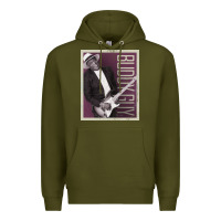 Army Green buddy guy classic Premium Hoodie - linhVisuals