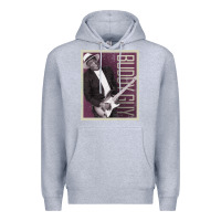 Heather Grey buddy guy classic Premium Hoodie - linhVisuals