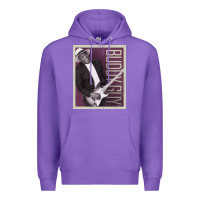 Purple buddy guy classic Premium Hoodie - linhVisuals