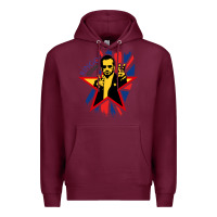 Burgundy ringo starr music concert Premium Hoodie - linhVisuals