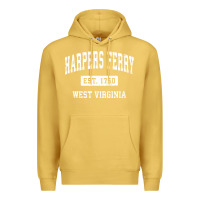 Antique Gold harpers ferry west virginia wv vintage established sports pullover hoo Premium Hoodie - linhVisuals