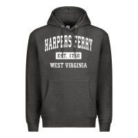 Charcoal Heather harpers ferry west virginia wv vintage established sports pullover hoo Premium Hoodie - linhVisuals