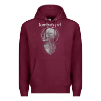 Burgundy lamb of god music concert Premium Hoodie - linhVisuals