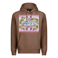 Chestnut happy easter bunny Premium Hoodie - BarkalooDesign