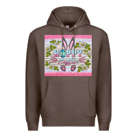 Coffee happy easter bunny Premium Hoodie - BarkalooDesign