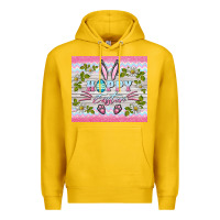 Lemon happy easter bunny Premium Hoodie - BarkalooDesign
