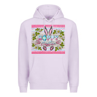 Lilac happy easter bunny Premium Hoodie - BarkalooDesign