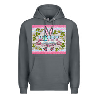 Rock happy easter bunny Premium Hoodie - BarkalooDesign