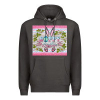 Smoke happy easter bunny Premium Hoodie - BarkalooDesign